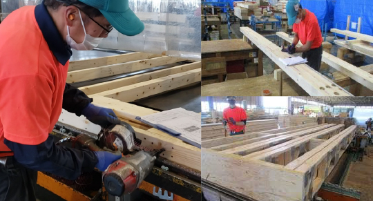 大手機械メーカー工場内での業務